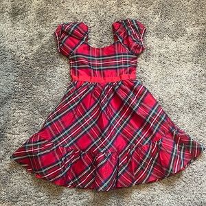 Janie and Jack Silk Red dress size 6